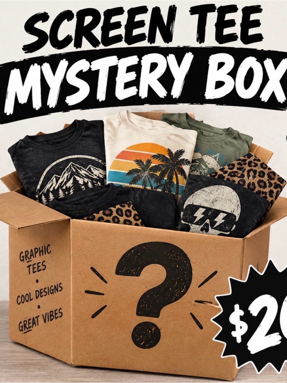Re-Seller’s mystery box- tees